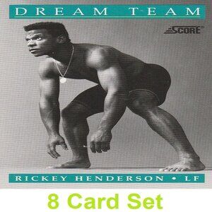 Rickey Henderson Baseball Card Collection